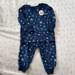 NWT George Starry Blue and Pink Kids Pajama Set